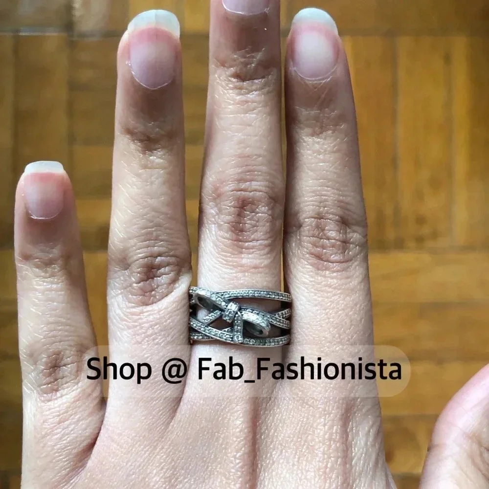 Pandora Sterling Silver Ring 54 Retired